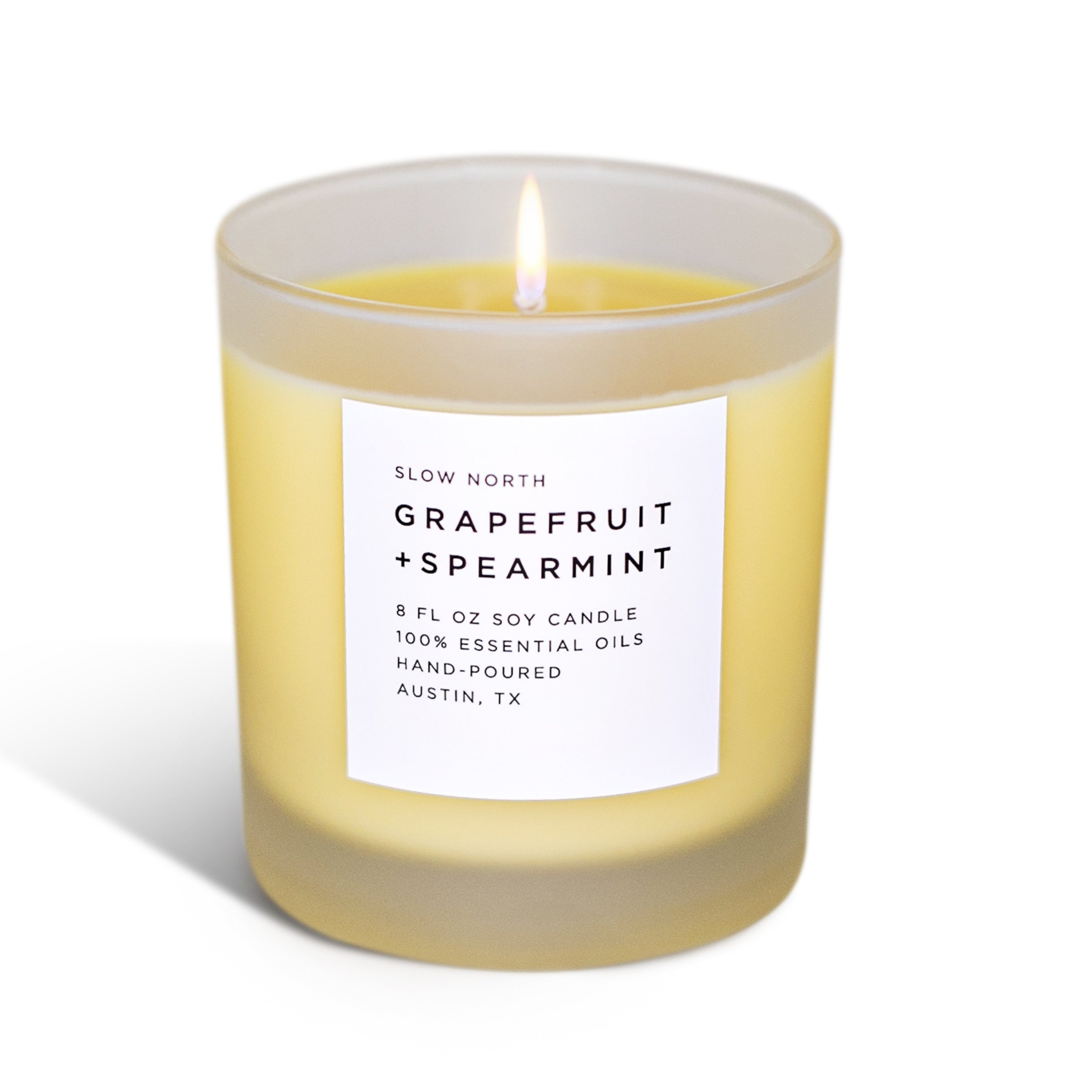 Grapefruit & Spearmint Soy Candle