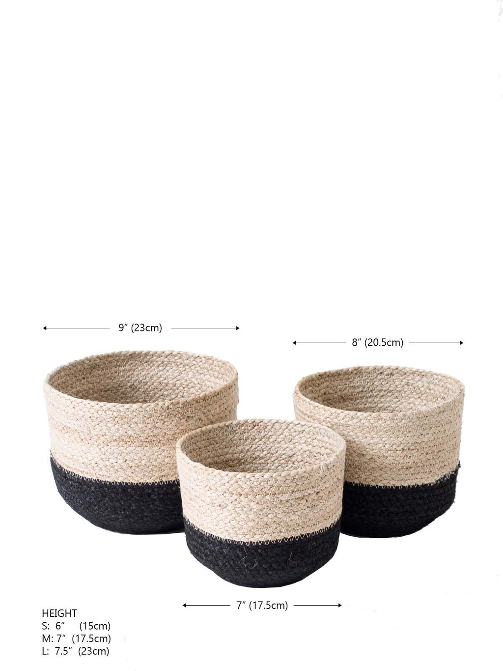 Naiya Bin Natural & Black Jute