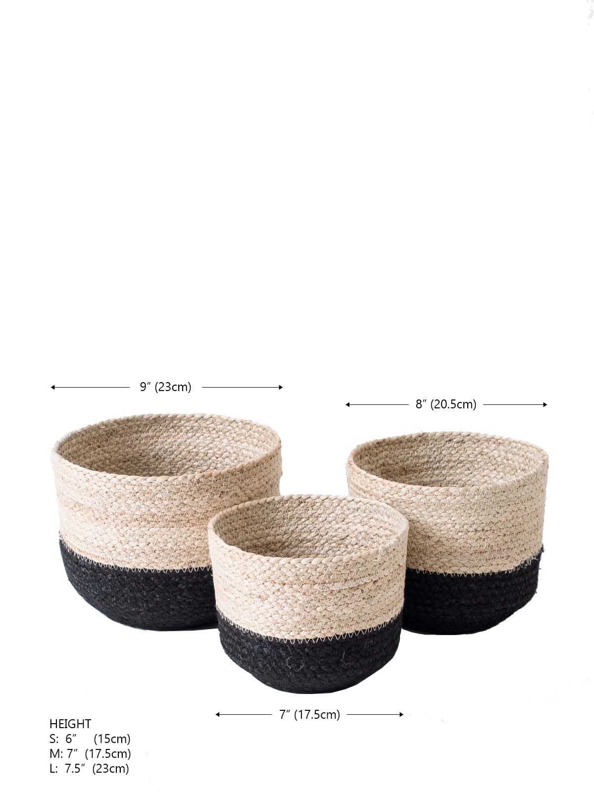 Naiya Bin Natural & Black Jute