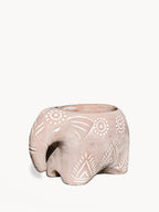 Folk Elephant Pot