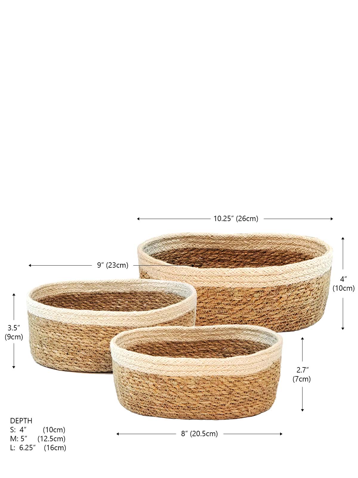 Savar Oval Bowl Set of 3