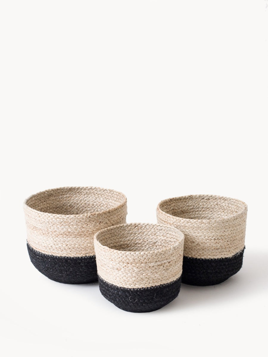 Naiya Bin Natural & Black Jute