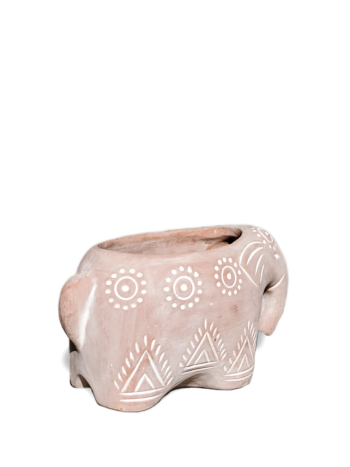 Folk Elephant Pot