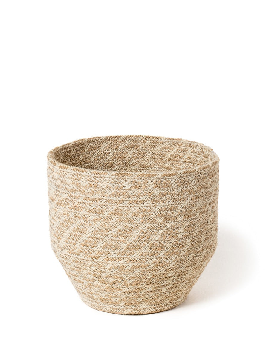 Agora Bin Natural & White Jute