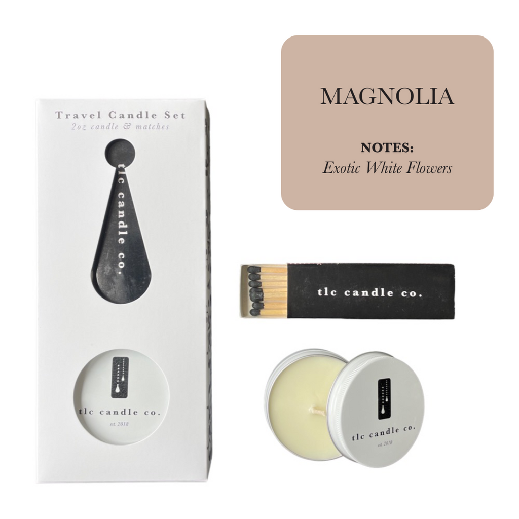 Magnolia Travel Candle