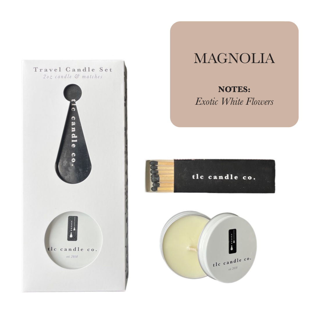 Magnolia Travel Candle