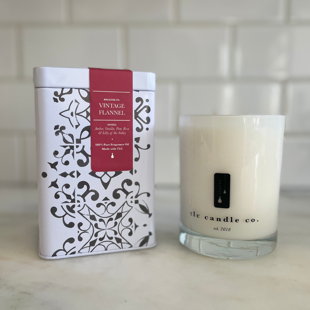 Vintage Flannel Soy Candle