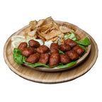 Acacia Wood Set of 6 Plates 9"