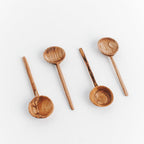 Olive Wood Coffee Spoons Set of 4