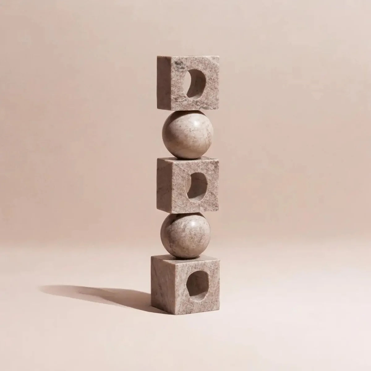 Totem Marble Table Sculpture