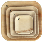 Eco-Friendly Palm Leaf Plates (sizes from 4"–10")