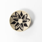 Cactus Blossom small handwoven sisal bowl overhead view — Calmly Elevated