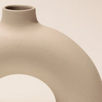 Half Polo black and off white vase set styled as contemporary décor — Calmly Elevated
