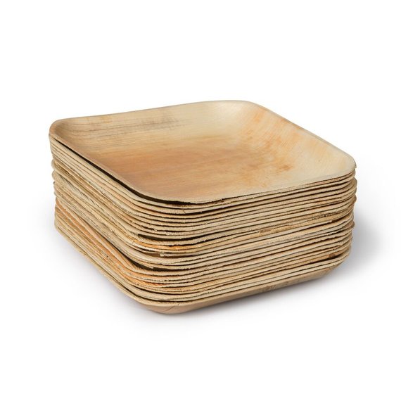 Eco-Friendly Palm Leaf Plates (sizes from 4"–10")