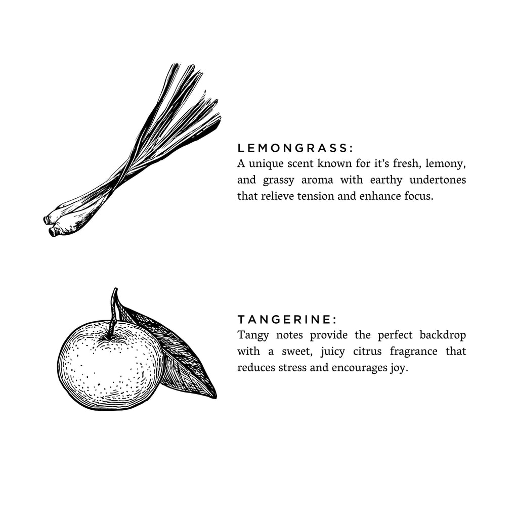 Lemongrass & Tangerine Candle