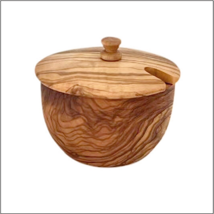Olive Wood Canister