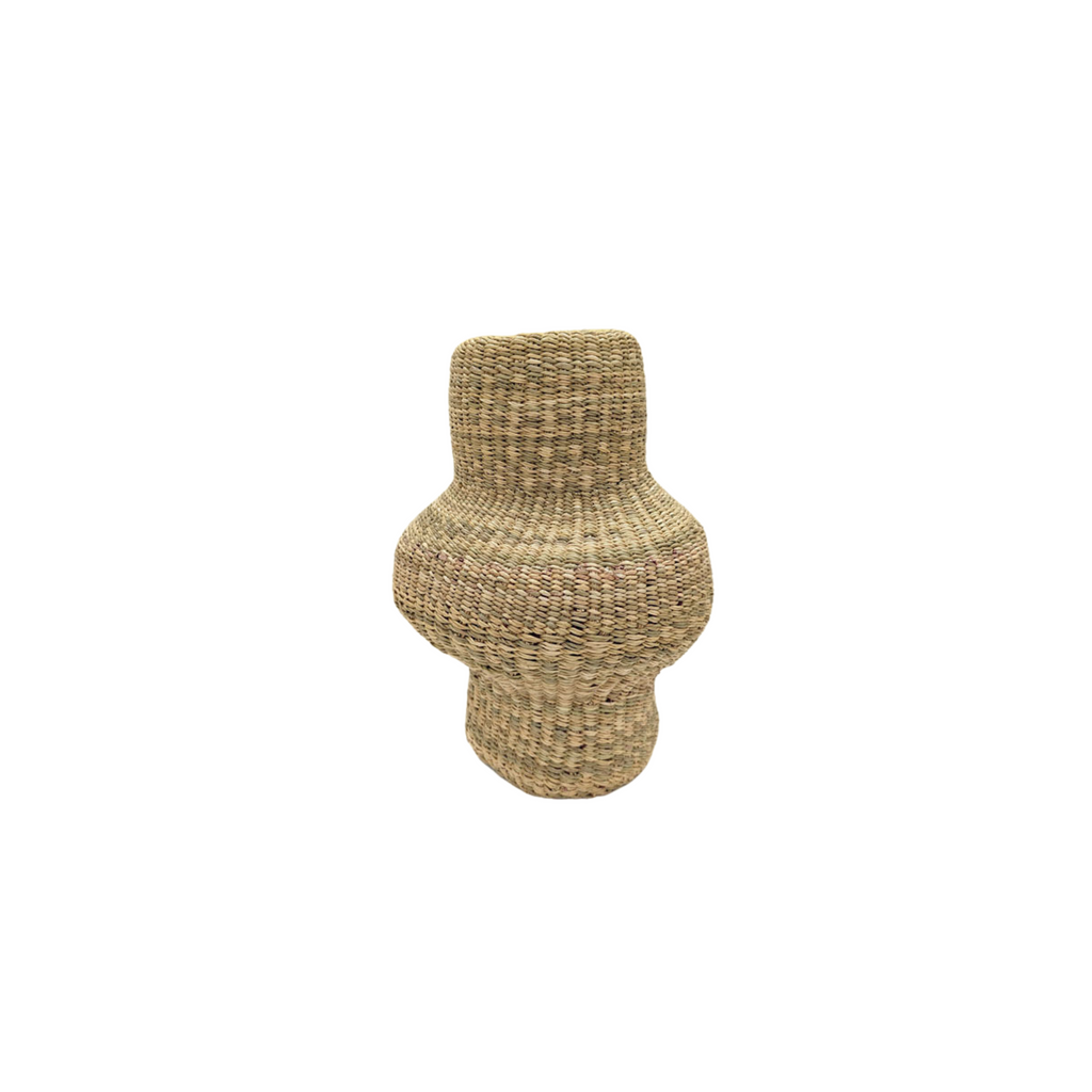 Handwoven Oka Curvy Pendant Lamp Shade