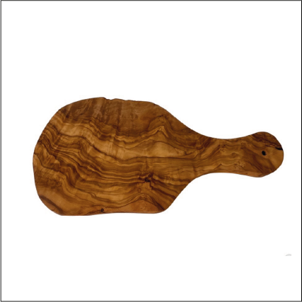 Olive Wood Cutting Board with Handle