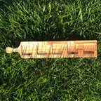 Acacia Wood 5-Hole Double-Sided Flight Board 21"