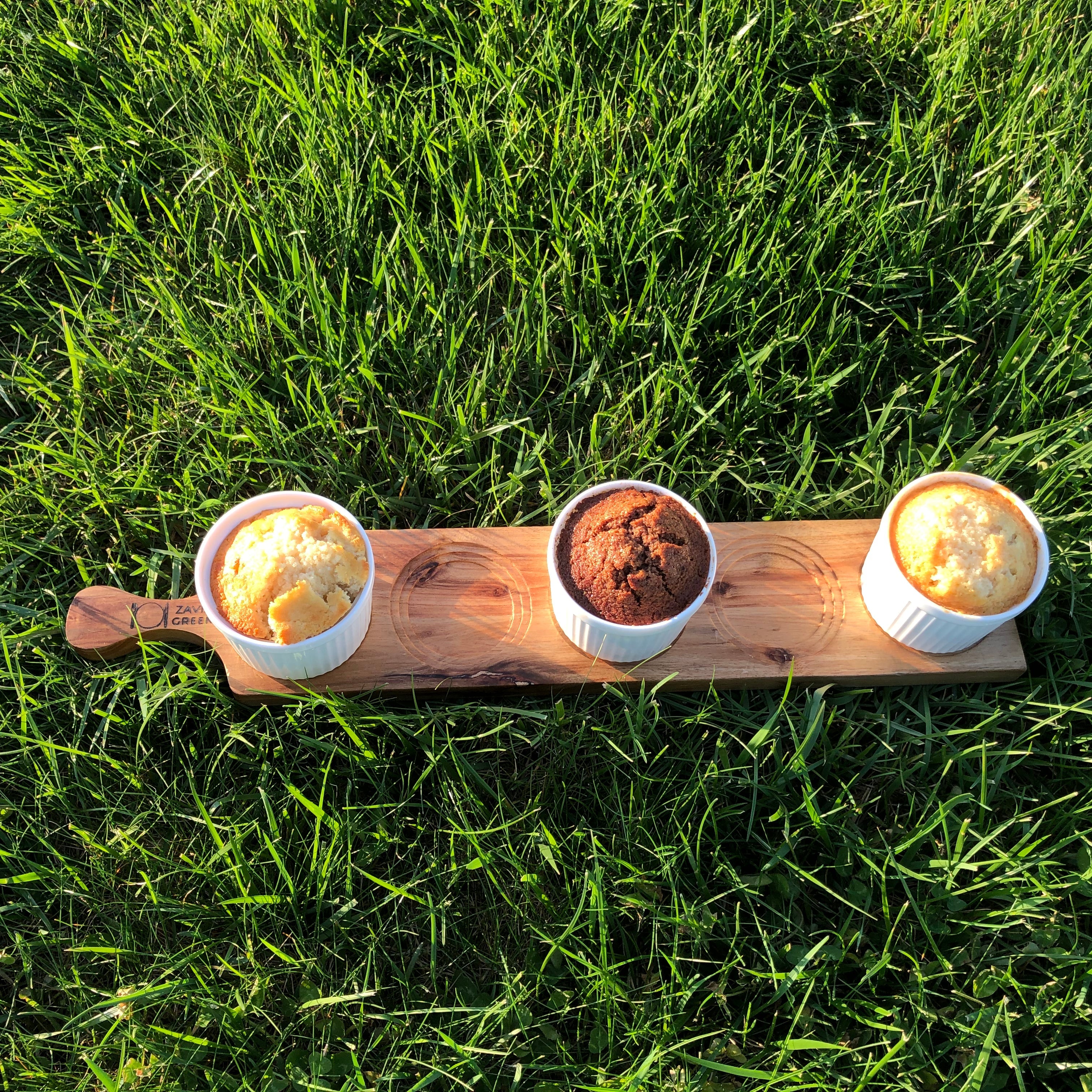 Acacia Wood 5-Hole Double-Sided Flight Board 21"