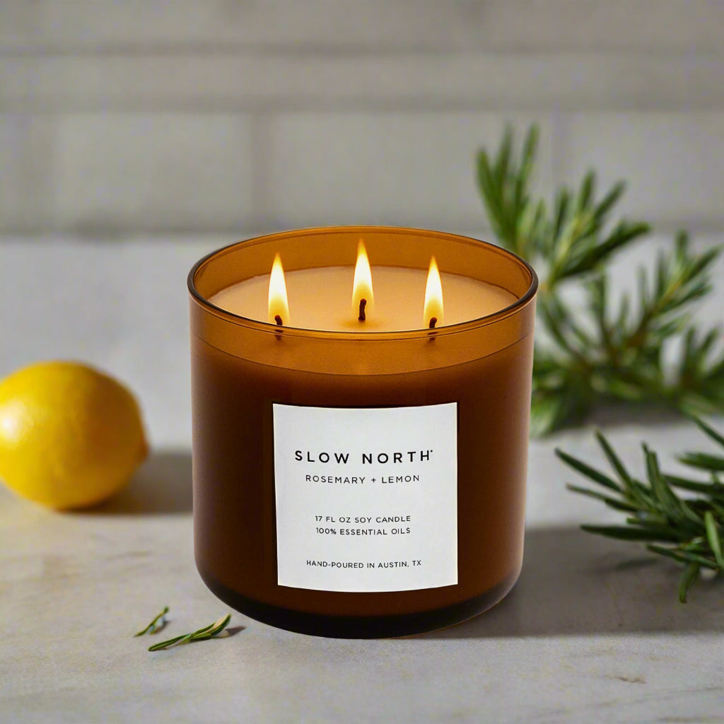 Rosemary & Lemon 3-Wick Candle