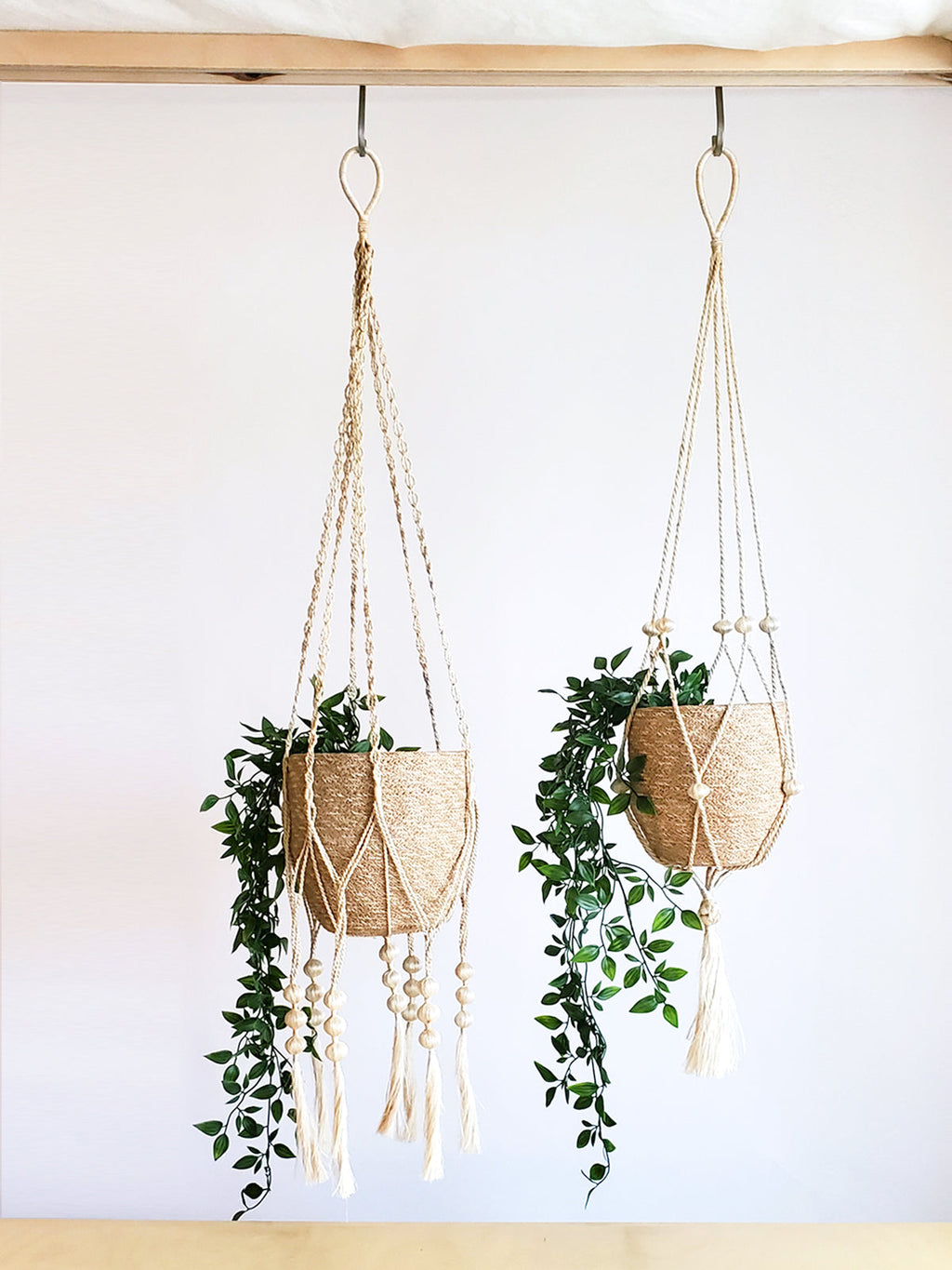 Agora Bin Natural & White Jute