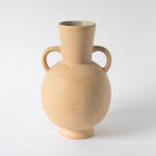 Tirreno high-fired ceramic artisan vase in raw earth tones by Al Centro Ceramica — Calmly Elevated