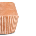 handmade terracotta Valentina planter, natural finish — Calmly Elevated