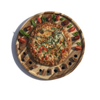 Acacia Wood Set of 2 Round Platters