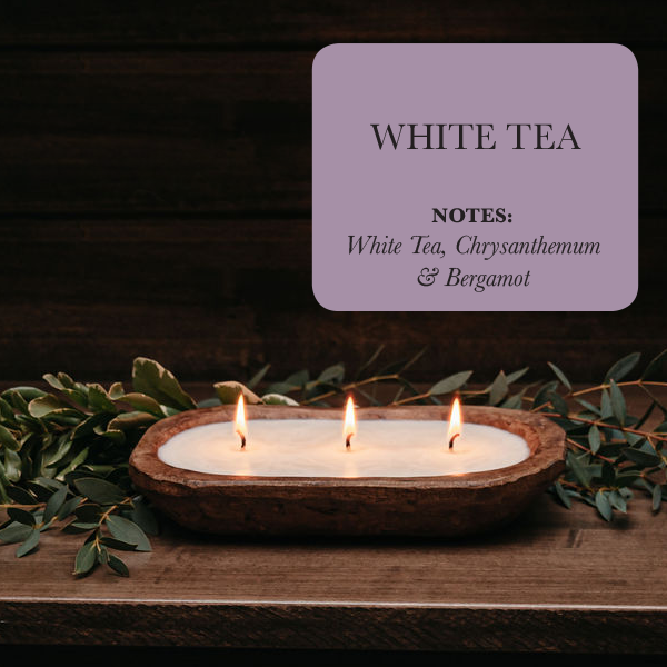 White Tea Bowl Soy Candle