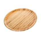 Acacia Wood Set of 6 Plates 9"