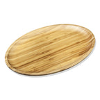 Acacia Wood Set of 6 Oval Platters 12" x 8"