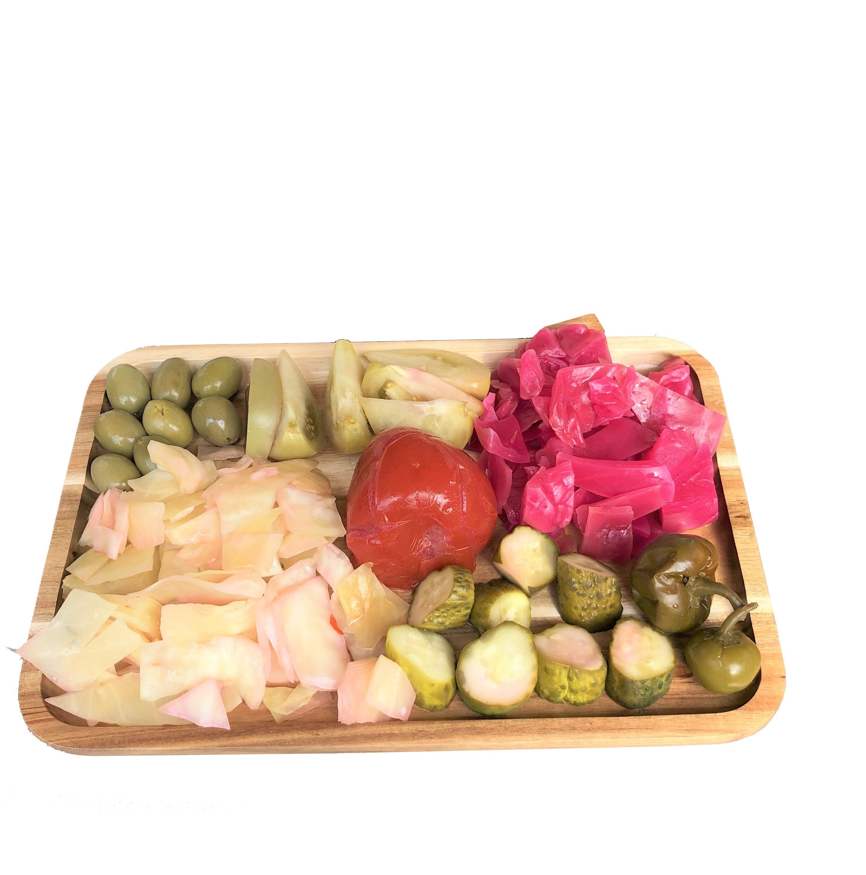 Acacia Wood Rectangle Serving Trays Set of 3