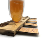 Acacia Wood 5-Hole Double-Sided Flight Board 21"