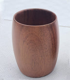 Acacia Wood Hand-Carved Cup