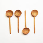 Olive Wood Coffee Spoons Set of 4