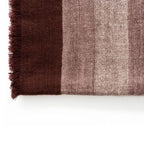 Plush Maroon Merino Throw