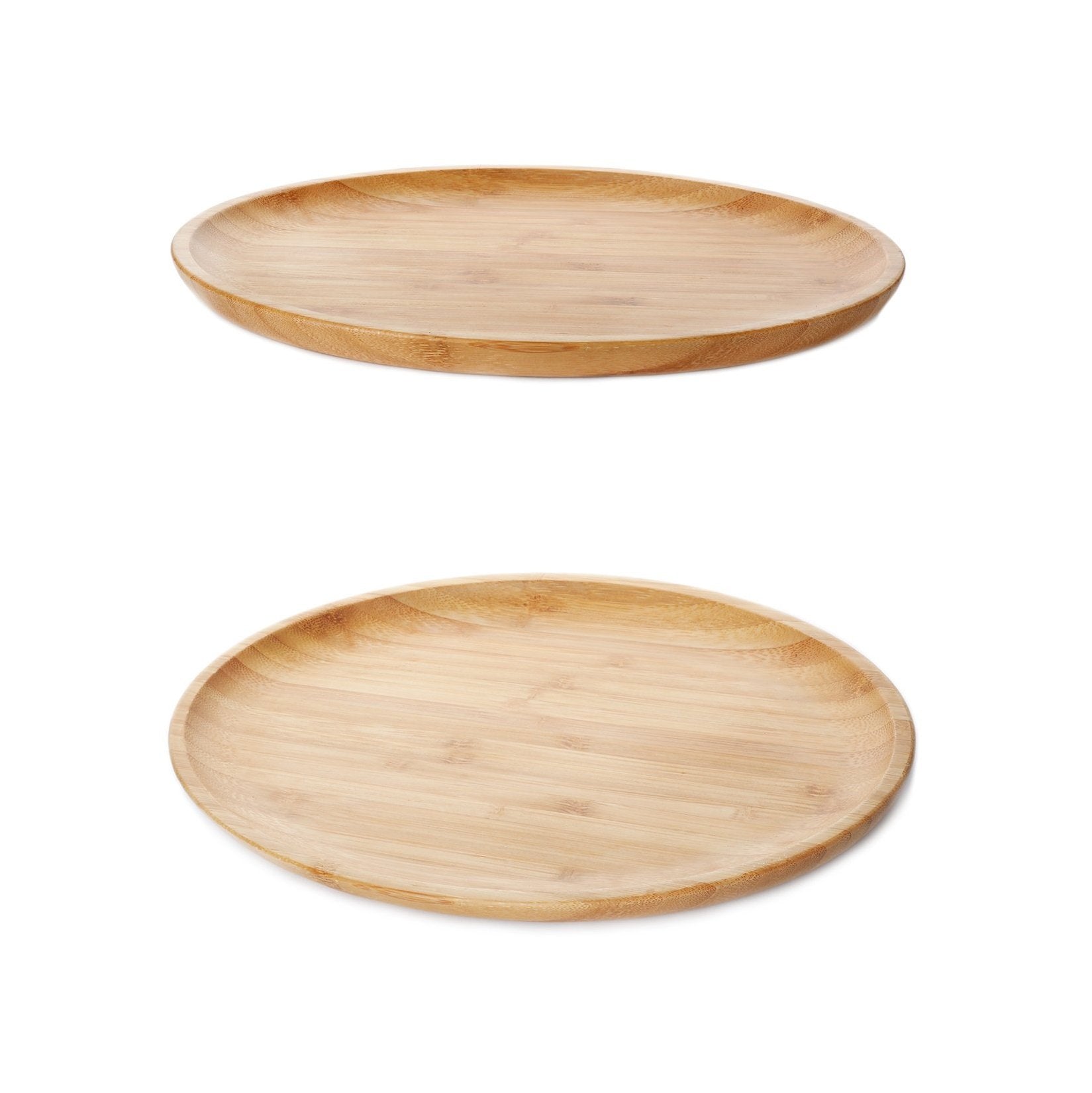 Acacia Wood Oval Platters Set of 3