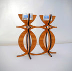 Eco-Friendly Bamboo Solstice Candelabra Holder