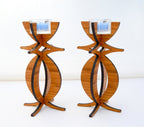 Eco-Friendly Bamboo Solstice Candelabra Holder
