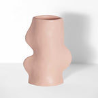 Fluxo Ceramic Vase Medium Pink